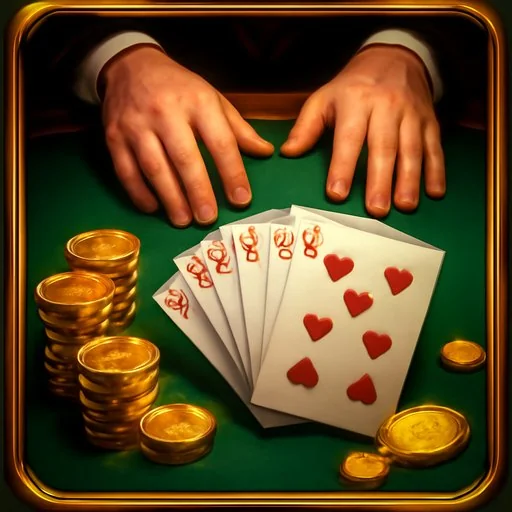 abc777 Card table dealer's hand